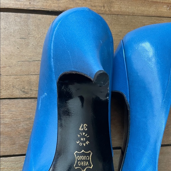 Vintage Italian Blue Heels🧢 - Picture 5 of 11